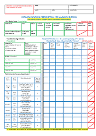 Heparin Protocol