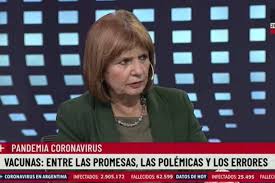 Jun 25, 2021 · — patricia bullrich (@patobullrich) june 25, 2021 cabe recordar que la dirigente es una de las referentes del pro con mejor nivel de imagen positiva y aspira a liderar la boleta de candidatos a. Patricia Bullrich Again Accused Gines Gonzalez Garcia For The Pfizer Vaccines And Gave Details Newswep