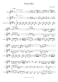 Download Swan Lake Dance Of Baby Swans Oboe Trio Sheet Music For Oboe Oboe Mixed Trio Download And Print In Pdf Or Midi Free Sheet Music Musescore Com