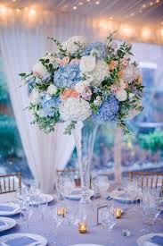 30 Dreamy Dusty Blue And Blush Wedding Color Combo Ideas For 2020 Tr In 2020 Flower Centerpieces Wedding Blue Wedding Centerpieces Spring Wedding Flowers Centerpieces