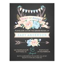 Tribal Antler Chalkboard Gender Reveal Invitations Zazzle Com Gender Reveal Invitations Tribal Baby Shower Invitations Gender Reveal Party Invitations