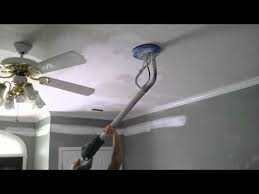 Remove the popcorn ceiling download article. Removing Texture Youtube Removing Popcorn Ceiling Repair Ceilings Popcorn Ceiling