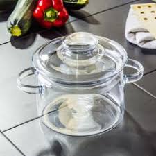 Feuerfester Glastopf Mit Deckel 2 L Deckel Glas Kochtopf