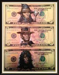 The Funniest Highly Illegal Defaced 5 Bills Featuring Birthday Boy Abe Lincoln Dollar Bill Dollar Money