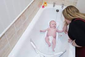 In the first year of life while the infant is not that mobile, bathing one to two times per week is sufficient. How Often Should You Give Baby A Bath Babydam