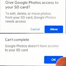 You'll see a warning message telling you that you'll lose all the data on the card. Unable To Delete Picture Via Google Photos App Googlephotos