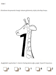 Bir Sayisi Tanima Okuma Isaretler Resim