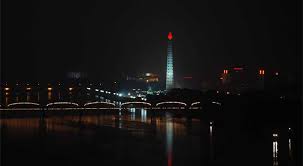 This is pyongyang, the capital of north korea. North Korea By Night The Technical Side Nk News