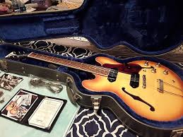 Epiphone 50th Anniversary 61 Reissue Casino Royal Tan Hard Case Key Wire All Paperwork Selling Personal Stuff Reverb Epiphone Guitar Fender Vintage