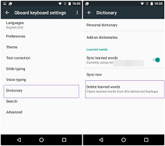 How To Remove Learned Predictive Words From Android Keyboard