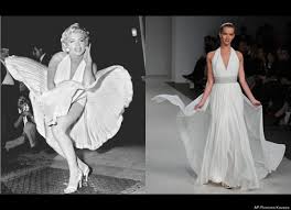 Marilyn Monroe Dresses 5 Blond Bombshell Inspired Wedding Gowns The Huffington Post Marilyn Monroe Dress Glam Fashion Inspiration