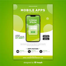 Mobile App Flyer Template Free Vector Mobile App Flyer App Promotion Flyer Template