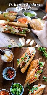 Vietnamese Grilled Chicken Banh Mi Recipe Easy White On Rice Couple Video Recipe Video Chicken Recipes Grilled Chicken Recipes Banh Mi
