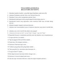 Secara umum terdapat 2 perintah yang dapat digunakan untuk menyimpan dokumen word. Tugas Simulasi Digital