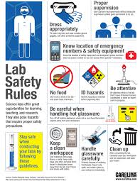 Lab Safety Rules Infographic