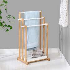 Kingston brass edenscape free standing pedestal. Bamboo Free Standing Towel Rack Marcuscable Com