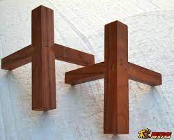 传统古典家具的榫卯结构之二十五 柜子底枨 两枨互让各大进小出 wood joinery wood joinery