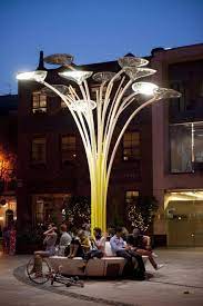Energize The Future With These Creative Designs Of Solar Energy Trees Urban Architecture Solar Tree Urban Lighting