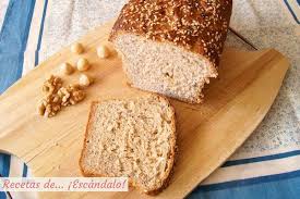 Como Hacer Pan De Molde Integral Con Semillas Y Frutos Secos 100 Casero Recetas De Escandalo Recetas De Comida Como Hacer Pan Pan De Molde