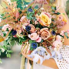 Foxglove and grace flowers used a beautiful combination of color and texture in their designs. 27 Wildflower Bouquets For A One Of A Kind Bride
