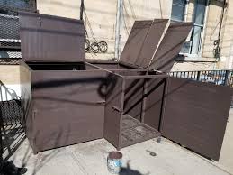 Conceal your trash and improve your home's curb appeal with the citibin garbage can enclosure. Commercial Steel Garbage Bins