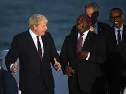 Downing street insisted the two had not been in close contact with one another. South African President To Join G7 Summit As Guest Evening Standard