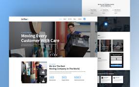 Drifterz Website Template In 2020 Best Website Templates Website Template Mover Company