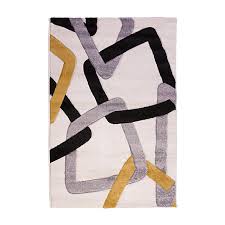Tapis Design Anneaux 100 X 150 Cm Castorama