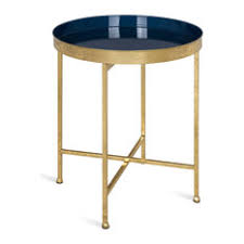 Natural water hyacinth baskets and an antiqued brown frame accentuate beach house. 50 Most Popular Metal Side Tables And End Tables For 2021 Houzz
