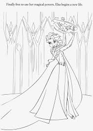 Frozen coloring page to print and color : Elsa Coloring Page The Coloring Page