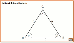 Dem stumpfen winkel gegenüber liegt die längste seite. Dreiecksberechnung Dreieck Flache Umfang Berechnen