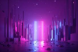 If you're looking for the best neon background then wallpapertag is the place to be. 3d Abstract Neon Background Glowing Ultraviolet Vertical Lines Cyber Space Urban Scene In Virt Neon Backgrounds Virtual Reality Design Neon Backgrounds Glow