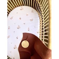 Mini & Me Fitted Bassinet Sheet Bethany