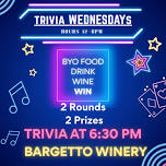 Trivia Wednesdays at Bargetto Winery!