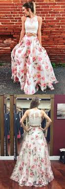 We did not find results for: Unique White Floral Long Prom Dresses Modest Two Piece Lace Top Party Flydp