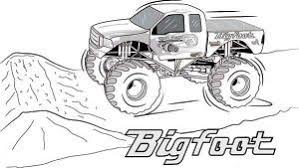 The dragon's body is based loosely on the chevrolet corvette, except the here is a printable monster truck coloring pages of el toro loco monster truck zooming down the road. Bigfoot Monster Truck Coloring Page Free Printable Coloring Pages For Kids Tsgos Com Tsgos Com