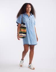 Buy Claudia Denim Dress - Mid Wash White & Co. for Sale Online Australia |  White & Co.
