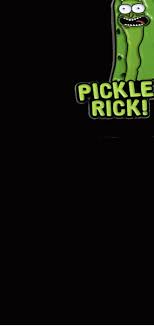 Pickle Rick By Frangoo13 Galaxy S10 Hole Punch Wallpaper