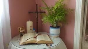 Pin By Wendy Summers On Inspirational Thoughts Home Altar Catholic Christian Decor Family Altar