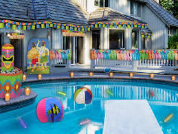 Geo blossom flower shape 6 & 16 qualatex bubble balloons; 13 Glow Pool Party Ideas Glow Pool Parties Pool Party Glow Party