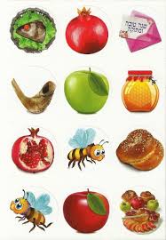 Rosh Hashanah Symbols Stickers Rosh Hashana Crafts Rosh Hashanah Crafts Rosh Hashanah