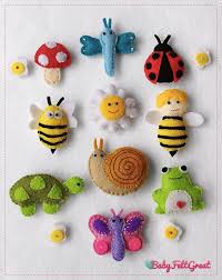Patrones Pdf Digital Diy Adornos Fieltro Bebe Jardin Insectos Etsy Felt Crafts Patterns Felt Crafts Diy Felt Crafts