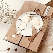 Tolles design und einfache gestaltung. 10 Personalisierte Einladungskarten Einladung Zur Hochzeit Hochzeitskarten Hochzeitseinladungen Wedding Invitation Rustikal Natur Braun Liebespaar Handarbeit Binnbonn Amazon De Handmade