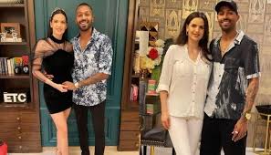 Hardik Pandya And Natasa Stankovic Celebrate First Anniversary Their Rose Cake Steals The Show In 2021 First Anniversary Welcome New Year Proposal Pictures
