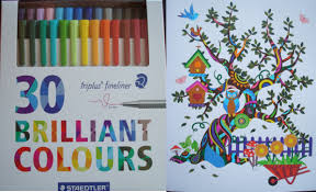 staedtler triplus fineliners a review colouring in the