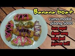 Try this tasty dessert the next time you want to whip something up quick! Ide Jualan Ll Jajanan Terbaru 2020 Banana Boat Olahan Pisang Tepung Youtube