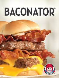 Beside above, how big is the baconator? Respect The Bacon Wendy S Baconator And New Baconator Fries