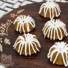 Makes six mini bundt cakes. Spice Cake Mini Bundt Cakes Mini Bundt Cakes Easy Bundt Cake Recipes Bundt Cake