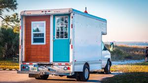 Someone mentioned the box trucks that rental companies use. Tour Of Our Tiny House Camper Box Truck Conversion Youtube