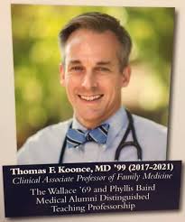 We were so fortunate to see our Distinguished Teaching Professor, Dr. Thomas  Koonce (SOM Class of 1999), and meet his beautiful daughter, Mary  Fitzpatrick (4 1/2 months old), strolling past our office